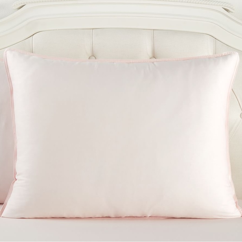 Pottery Barn Kids Super Soft Organic Sateen Shams in Blush Pink